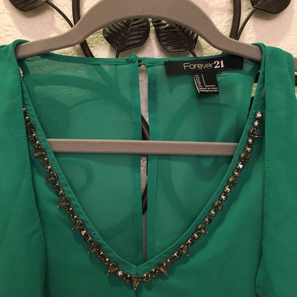 Forever 21 Jeweled Tank Top - Picture 3 of 8